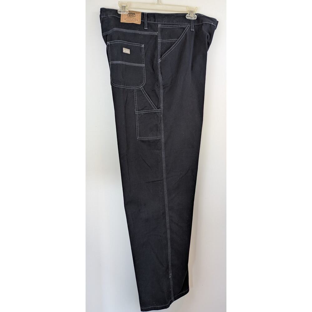 Route 66 Y2K Carpenter Jeans Junior 17/18 Black Wide Leg Streetwear Vintage NEW - Picture 5 of 12